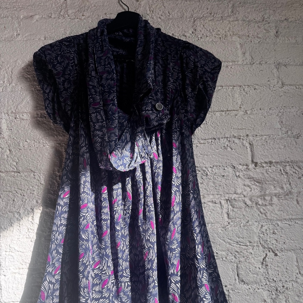 Silk Cowl Neck Blouse